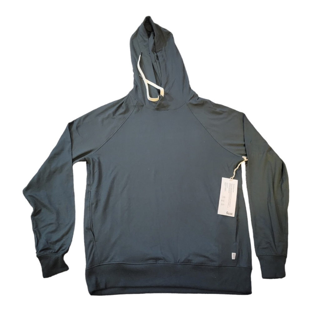 Feat Clothing Unisex Roam Hoodie Sweatshirt in Seaweed sz S NWT